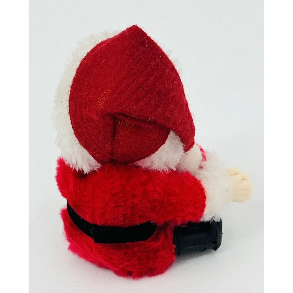 Vintage Santa Claus Hugger Clip-on Grabber Pencil Pen Holder Figure Ornament